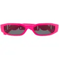 Versace Eyewear Medusa Biggie oval frame sunglasses - Pink