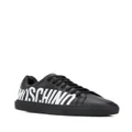Moschino logo-print sneakers - Black