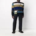 Marni striped knitted jumper - Blue