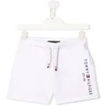 Tommy Hilfiger Junior logo track pants - White