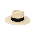 Maison Michel Charles straw Fedora hat - Neutrals