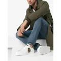 Dolce & Gabbana Portofino crown-patch leather sneakers - White