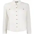 Balmain silk-georgette shirt - White