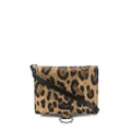 Dolce & Gabbana leopard-print leather wallet - Brown