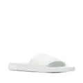 Dolce & Gabbana logo-embossed beachwear slides - White