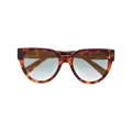 Givenchy Eyewear tortoiseshell cat eye sunglasses - Brown