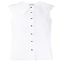 GANNI organic cotton blouse - White