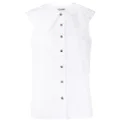 GANNI organic cotton blouse - White
