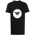 Rick Owens graphic print round neck T-shirt - Black