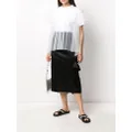 Simone Rocha cut-out ruffle detail skirt - Black