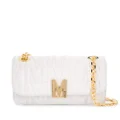 Moschino M-quilted shoulder bag - White