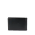 Saint Laurent logo plaque bi-fold wallet - Black