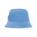 Prada logo plaque bucket hat - Blue