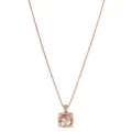 David Yurman 18kt rose gold Chatelaine morganite and diamond necklace - Pink
