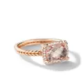 David Yurman 18kt rose gold Chatelaine morganite and diamond ring - Pink