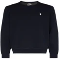 Polo Ralph Lauren logo-embroidered sweatshirt - Blue