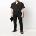 Saint Laurent side-stripe tailored trousers - Black