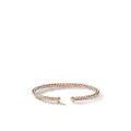 David Yurman 18kt rose gold 4mm cable spiral cuff bracelet - Pink