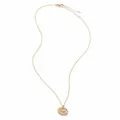 David Yurman 18kt yellow gold Cable Collectibles Moon and Stars sapphire and diamond necklace