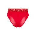 Versace Greca Border high-waisted briefs - Red