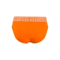 Versace Greca Border swim briefs - Orange