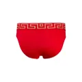 Versace Greca Border swim briefs - Red