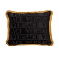 Versace Medusa sequined cushion - Black