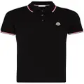 Moncler classic logo polo shirt - Black