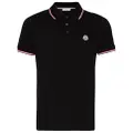 Moncler classic logo polo shirt - Black