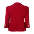 CHANEL Pre-Owned 1990s logo double-breasted jacket - Red