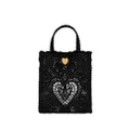 Dolce & Gabbana small Beatrice cordonetto-lace tote bag - Black