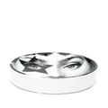Fornasetti face print ashtray (12cm) - Black