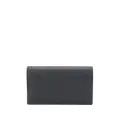Ferragamo embossed Gancini motif grainy wallet - Black