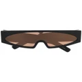 Rick Owens wraparound-frame sunglasses - Black