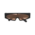 Rick Owens wraparound-frame sunglasses - Black