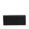Marni logo-print leather card case - Black