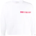 Mackintosh long-sleeve sweatshirt - White
