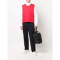 Mackintosh quilted sleeveless gilet jacket - Red
