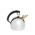 Alessi Water Kettle With Whistle - Silver