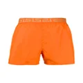 Versace Greca Border swim shorts - Orange