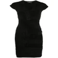 Dsquared2 chenille logo print dress - Black