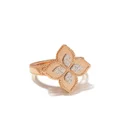 Roberto Coin 18kt rose gold diamond Princess Flower ring - Pink