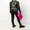 Philipp Plein zipped biker jacket - Black