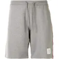 Thom Browne Signature Stripe track shorts - Grey
