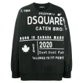 Dsquared2 printed sweatshirt - Black