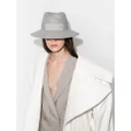 Maison Michel Virginie felt Fedora hat - Grey