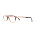 Persol round-frame glasses - Brown