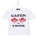 Dsquared2 Kids Caten Twins print T-shirt - White