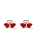 Chopard 18kt rose gold, diamond Happy Hearts earrings - Pink