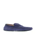 Tod's City Gommino Driving textured loafers - Blue